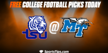 Free College Football Picks Today: Middle Tennessee State Blue Raiders vs Tennessee State Tigers 9/17/22