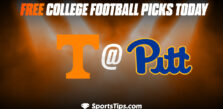 Free College Football Picks Today: Pittsburgh Panthers vs Tennessee Volunteers 9/10/22