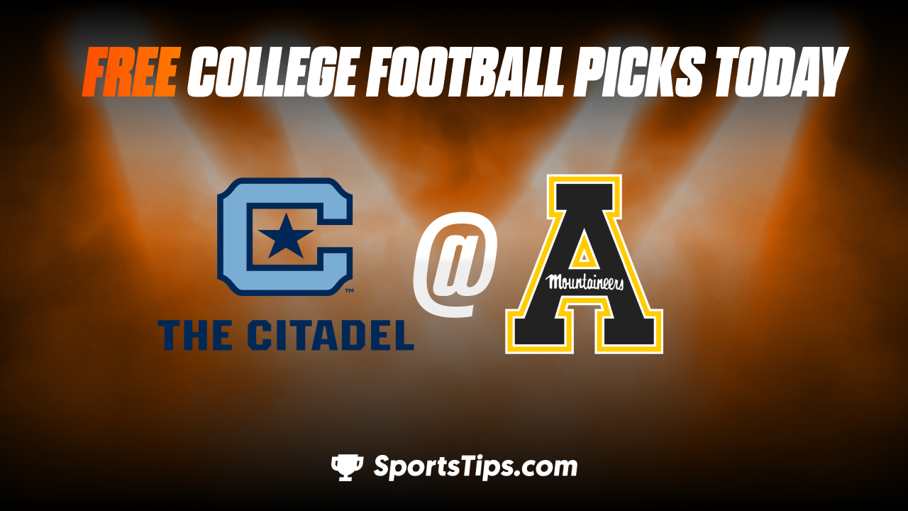 Free College Football Picks Today: Appalachian State Mountaineers vs Citadel Bulldogs 10/1/22