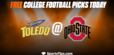 Free College Football Picks Today: Ohio State Buckeyes vs Toledo Rockets 9/17/22