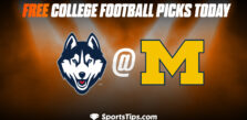 Free College Football Picks Today: Michigan Wolverines vs Connecticut Huskies 9/17/22