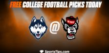 Free College Football Picks Today: North Carolina State Wolfpack vs Connecticut Huskies 9/24/22