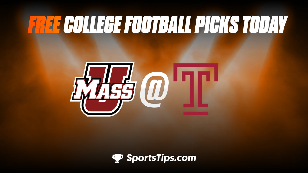 Free College Football Picks Today: Temple Owls vs Massachusetts Minutemen 9/24/22