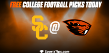 Free College Football Picks Today: Oregon State Beavers vs Southern California Trojans 9/24/22