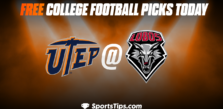 Free College Football Picks Today: New Mexico Lobos vs University of Texas at El Paso Miners 9/17/22
