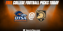 Free College Football Picks Today: Army West Point Black Knights vs University of Texas at San Antonio Roadrunners 9/10/22