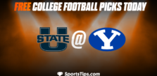 Free College Football Picks Today: Brigham Young Cougars vs Utah State Aggies 9/29/22