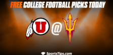 Free College Football Picks Today: Arizona State Sun Devils vs Utah Utes 9/24/22