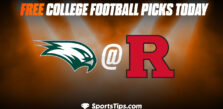 Free College Football Picks Today: Rutgers Scarlet Knights vs Wagner Seahawks 9/10/22