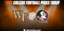 Free College Football Picks Today: North Carolina State Wolfpack vs Florida State Seminoles 10/8/22