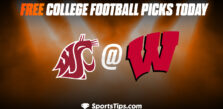 Free College Football Picks Today: Wisconsin Badgers vs Washington State Cougars 9/10/22