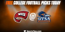 Free College Football Picks Today: University of Texas at San Antonio Roadrunners vs Western Kentucky Hilltoppers 10/8/22