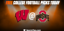 Free College Football Picks Today: Ohio State Buckeyes vs Wisconsin Badgers 9/24/22