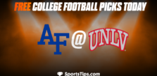 Free College Football Picks Today: Nevada-Las Vegas Rebels vs Air Force Falcons 10/15/22