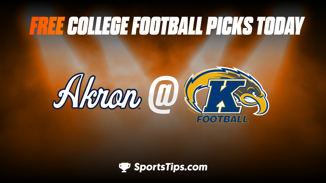 Free College Football Picks Today: Kent State Golden Flashes vs Akron Zips 10/22/22