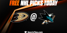 Free NHL Picks Today: San Jose Sharks vs Anaheim Ducks 11/1/22
