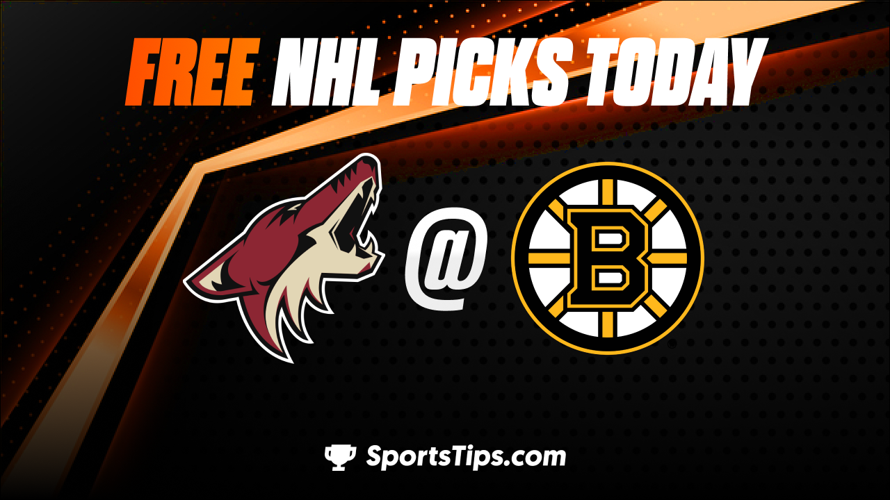 Free NHL Picks Today: Boston Bruins vs Arizona Coyotes 10/15/22