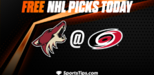 Free NHL Picks Today: Carolina Hurricanes vs Arizona Coyotes 11/23/22