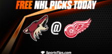 Free NHL Picks Today: Detroit Red Wings vs Arizona Coyotes 11/25/22