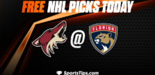 Free NHL Picks Today: Florida Panthers vs Arizona Coyotes 1/3/23