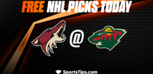 Free NHL Picks Today: Minnesota Wild vs Arizona Coyotes 11/27/22