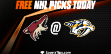 Free NHL Picks Today: Nashville Predators vs Arizona Coyotes 11/21/22