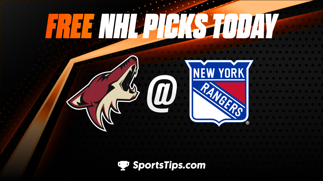Free NHL Picks Today: New York Rangers vs Arizona Coyotes 11/13/22