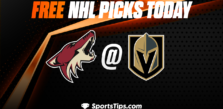 Free NHL Picks Today: Vegas Golden Knights vs Arizona Coyotes 12/21/22