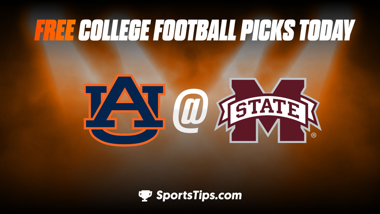 Free College Football Picks Today: Mississippi State Bulldogs vs Auburn Tigers 11/5/22