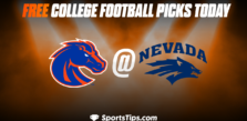 Free College Football Picks Today: Nevada Reno Wolf Pack vs Boise State Broncos 11/12/22
