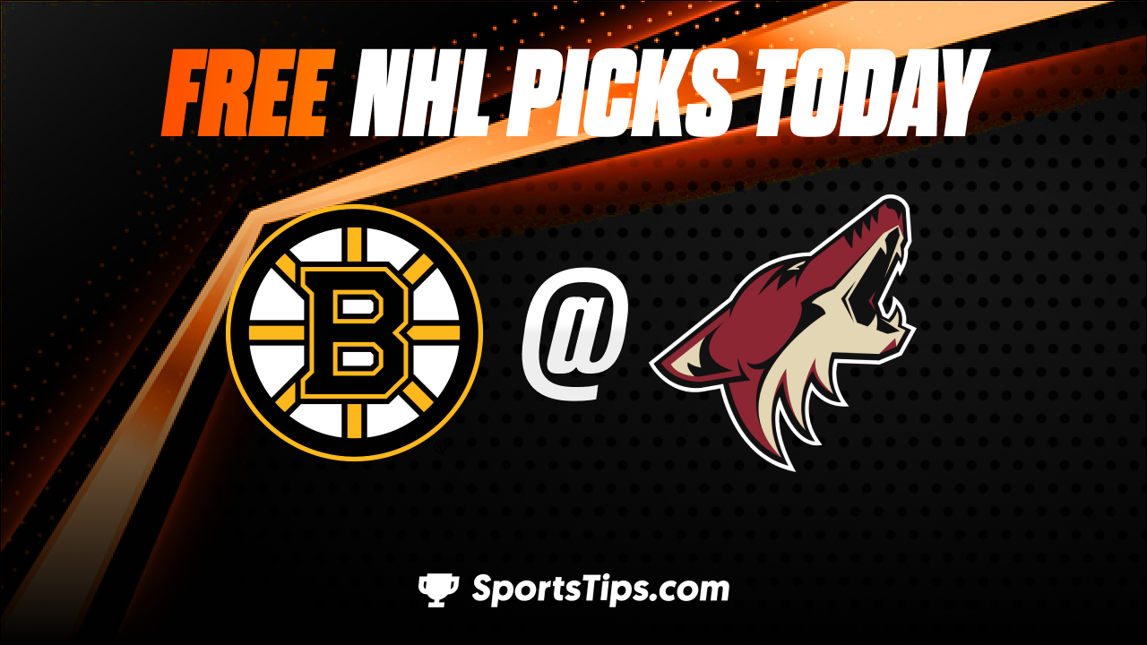 Free NHL Picks Today: Arizona Coyotes vs Boston Bruins 12/9/22