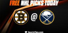Free NHL Picks Today: Buffalo Sabres vs Boston Bruins 3/19/23
