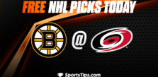 Free NHL Picks Today: Carolina Hurricanes vs Boston Bruins 3/26/23