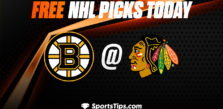 Free NHL Picks Today: Chicago Blackhawks vs Boston Bruins 3/14/23