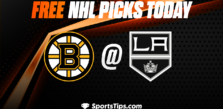 Free NHL Picks Today: Los Angeles Kings vs Boston Bruins 1/5/23