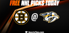 Free NHL Picks Today: Nashville Predators vs Boston Bruins 2/16/23