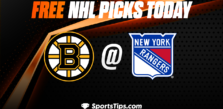 Free NHL Picks Today: New York Rangers vs Boston Bruins 1/19/23