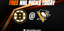 Free NHL Picks Today: Pittsburgh Penguins vs Boston Bruins 11/1/22