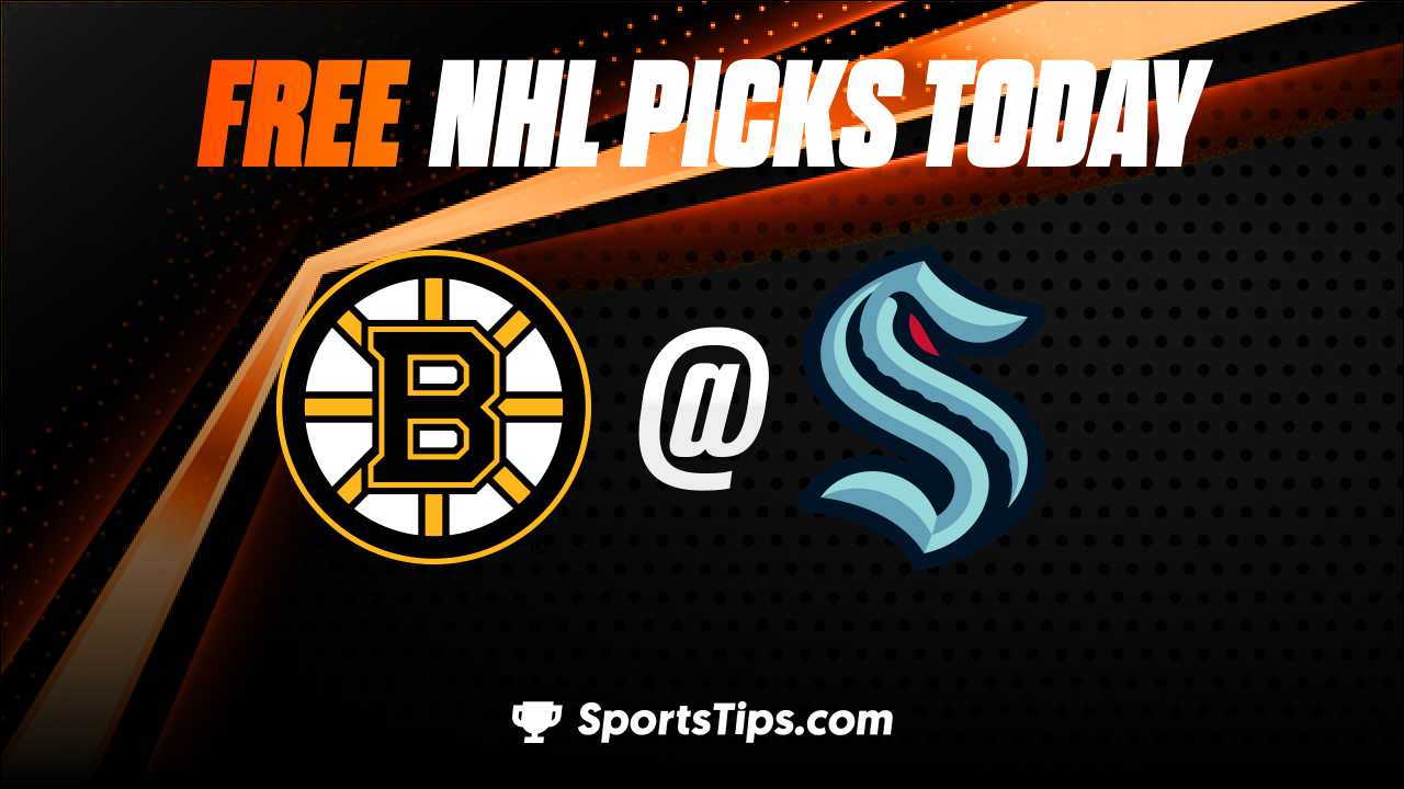 Free NHL Picks Today: Seattle Kraken vs Boston Bruins 2/23/23