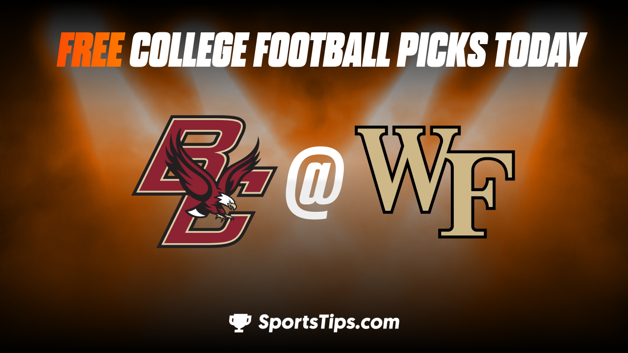Free College Football Picks Today: Wake Forest Demon Deacons vs Boston College Eagles 10/22/22