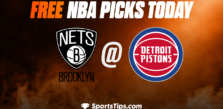 Free NBA Picks Today: Detroit Pistons vs Brooklyn Nets 12/18/22
