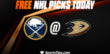 Free NHL Picks Today: Anaheim Ducks vs Buffalo Sabres 1/15/23