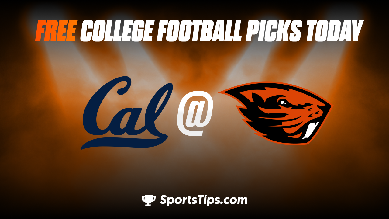 Free College Football Picks Today: Oregon State Beavers vs California Golden Bears 11/12/22