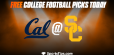 Free College Football Picks Today: Southern California Trojans vs California Golden Bears 11/5/22