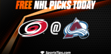Free NHL Picks Today: Colorado Avalanche vs Carolina Hurricanes 11/12/22