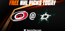 Free NHL Picks Today: Dallas Stars vs Carolina Hurricanes 1/25/23