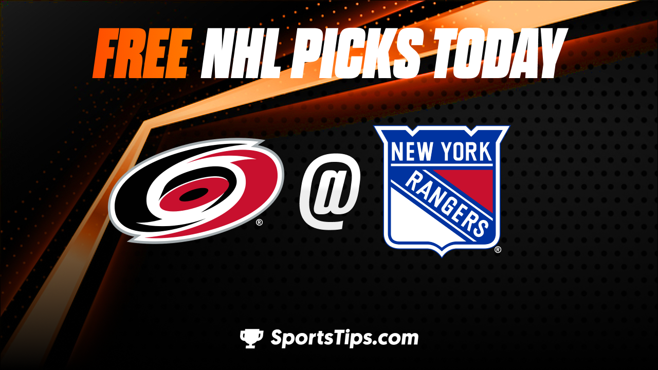 Free NHL Picks Today: New York Rangers vs Carolina Hurricanes 1/3/23