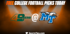 Free College Football Picks Today: Middle Tennessee State Blue Raiders vs Charlotte 49ers 11/12/22