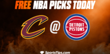 Free NBA Picks Today: Detroit Pistons vs Cleveland Cavaliers 11/27/22