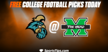 Free College Football Picks Today: Marshall Thundering Herd vs Coastal Carolina Chanticleers 10/29/22